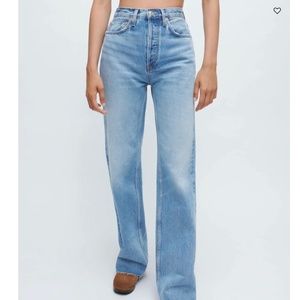 RE/DONE Ultra High Rise Wide Leg Jeans (Brand new with tags)
